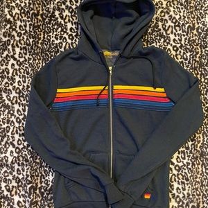 Aviator Nation 5 Stripe Hoodie